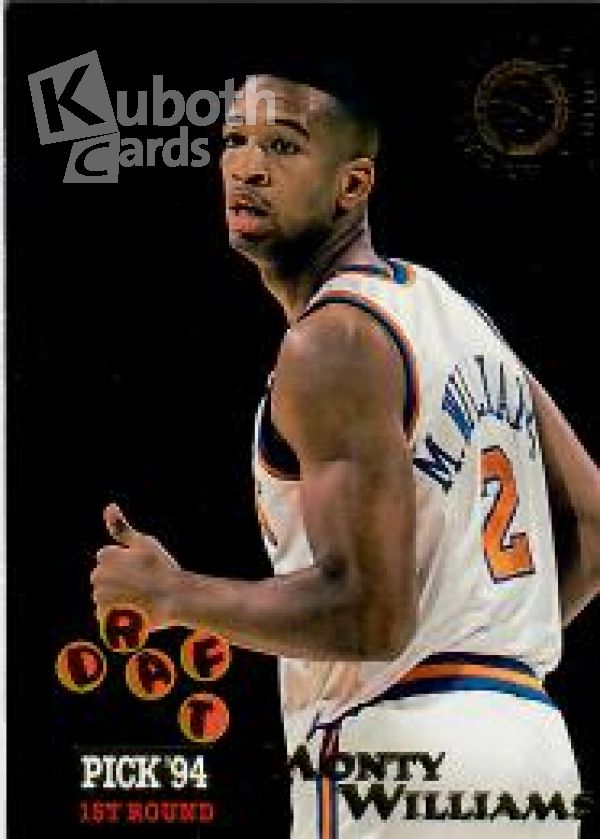 NBA 1994-95 Stadium Club - No. 325 - Monty Williams