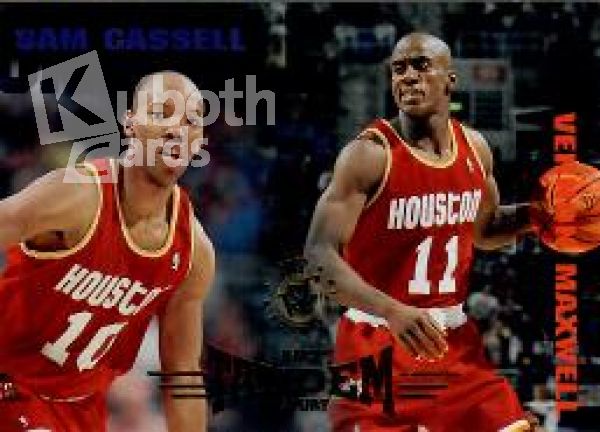 NBA 1994-95 Stadium Club - No. 329 - Sam Cassell / Vernon Maxwell