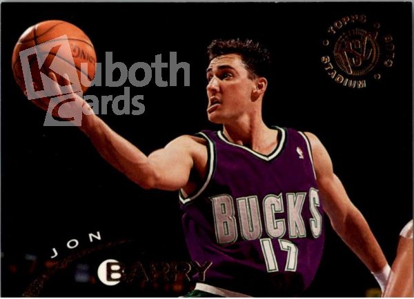 NBA 1994-95 Stadium Club - No. 143 - Jon Barry