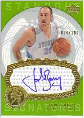 NBA 2003 / 04 Upper Deck Triple Dimensions Standout Signs