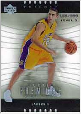 NBA 2004 / 05 Upper Deck Trilogy - No 117 - Sasha Vujacic