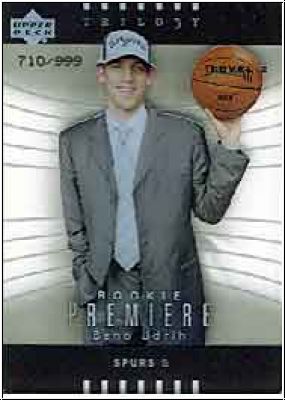 NBA 2004 / 05 Upper Deck Trilogy - No 118 - Beno Udrith