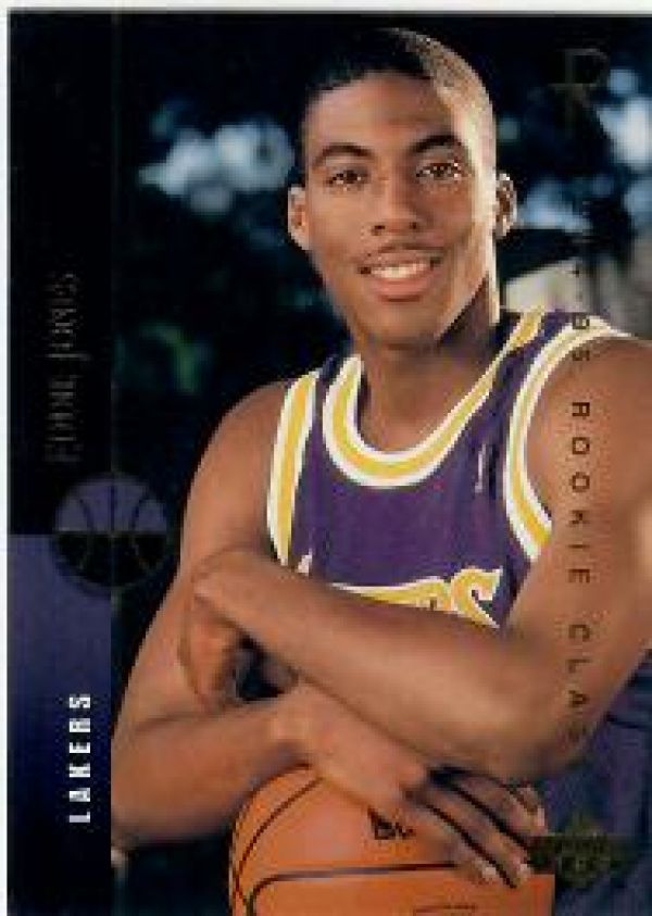 NBA 1994-95 Upper Deck - No. 166 - Eddie Jones