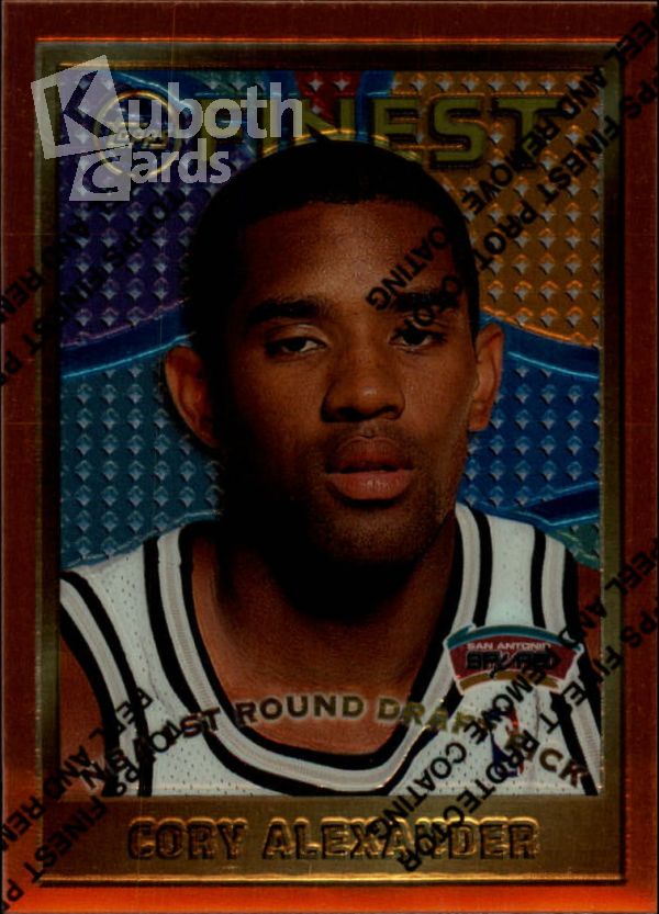 NBA 1995-96 Finest - No 139 - Cory Alexander