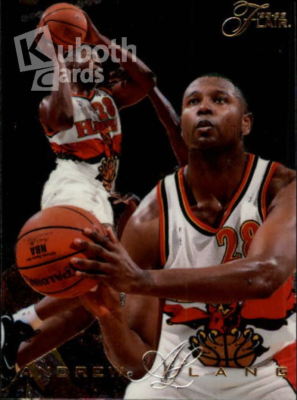NBA 1995-96 Flair - No 153 - Andrew Lang
