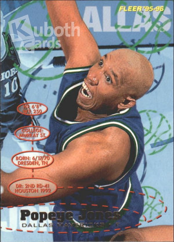 NBA 1995-96 Fleer - No 35 - Popeye Jones