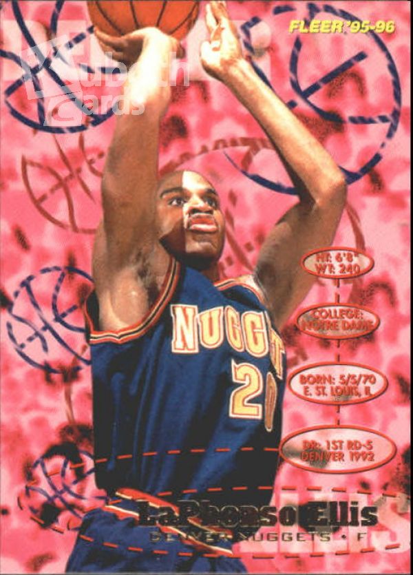 NBA 1995-96 Fleer - No 43 - LaPhonso Ellis