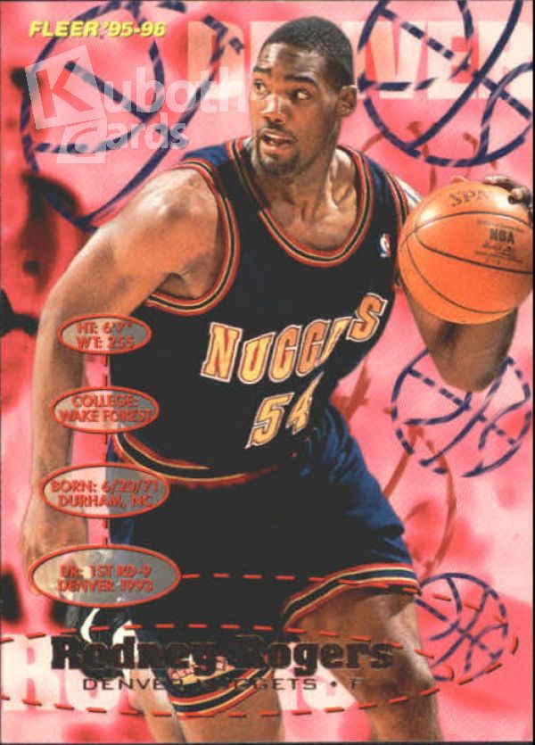 NBA 1995-96 Fleer - No 46 - Rodney Rogers