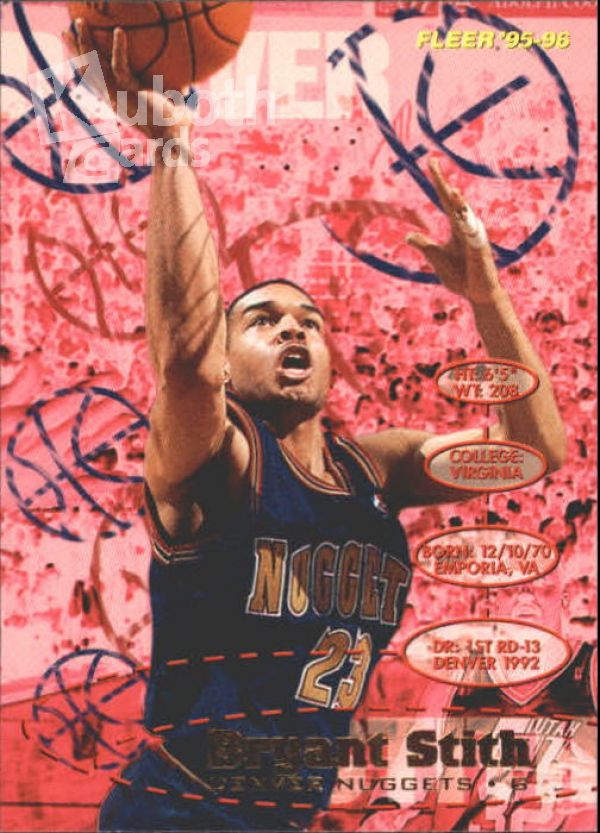 NBA 1995-96 Fleer - No 48 - Bryant Stith