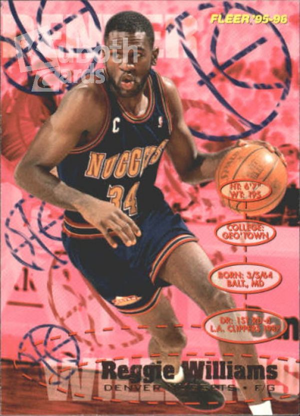 NBA 1995-96 Fleer - No 49 - Reggie Williams