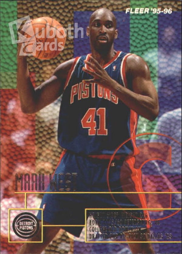 NBA 1995-96 Fleer - No 56 - Mark West