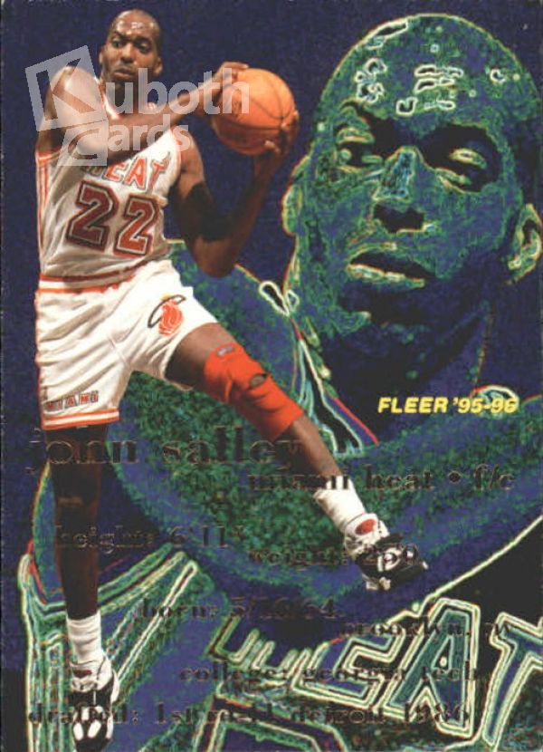 NBA 1995-96 Fleer - No 98 - John Salley