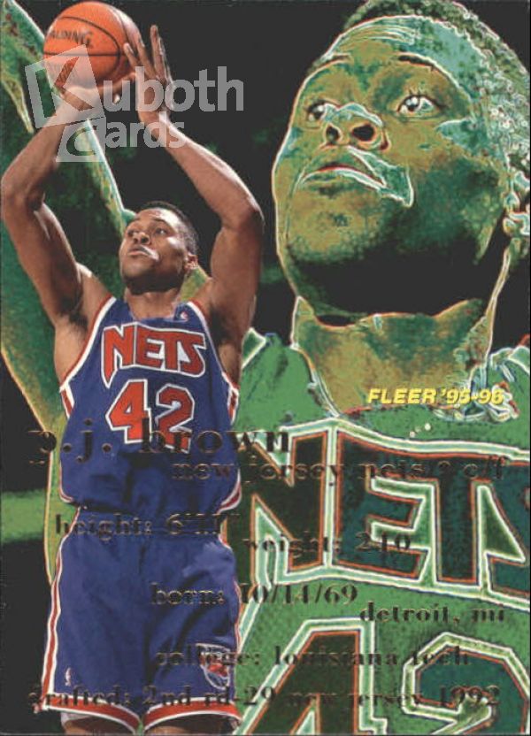NBA 1995-96 Fleer - No 114 - P.J. Brown