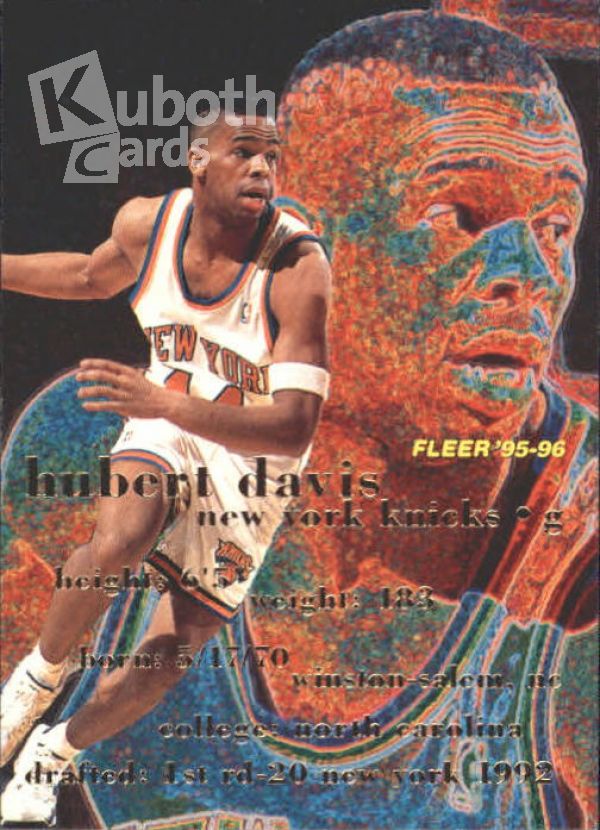 NBA 1995-96 Fleer - No 119 - Hubert Davis