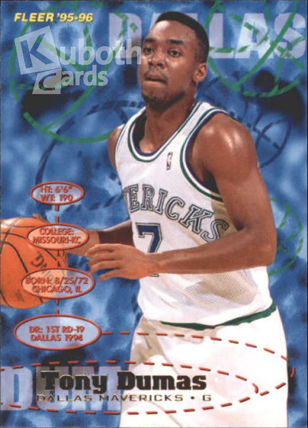 NBA 1995-96 Fleer - No 215 - Tony Dumas