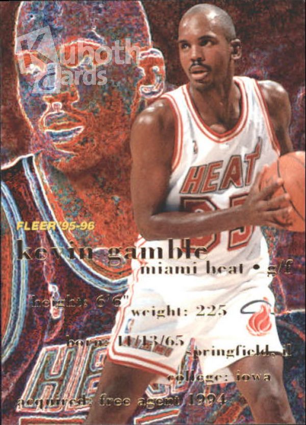 NBA 1995-96 Fleer - No 234 - Kevin Gamble