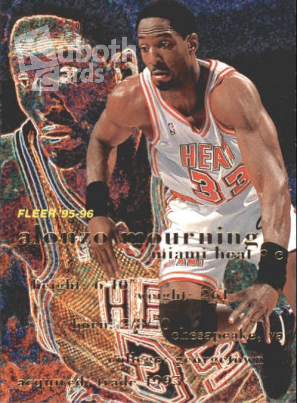 NBA 1995-96 Fleer - No 235 - Alonzo Mourning