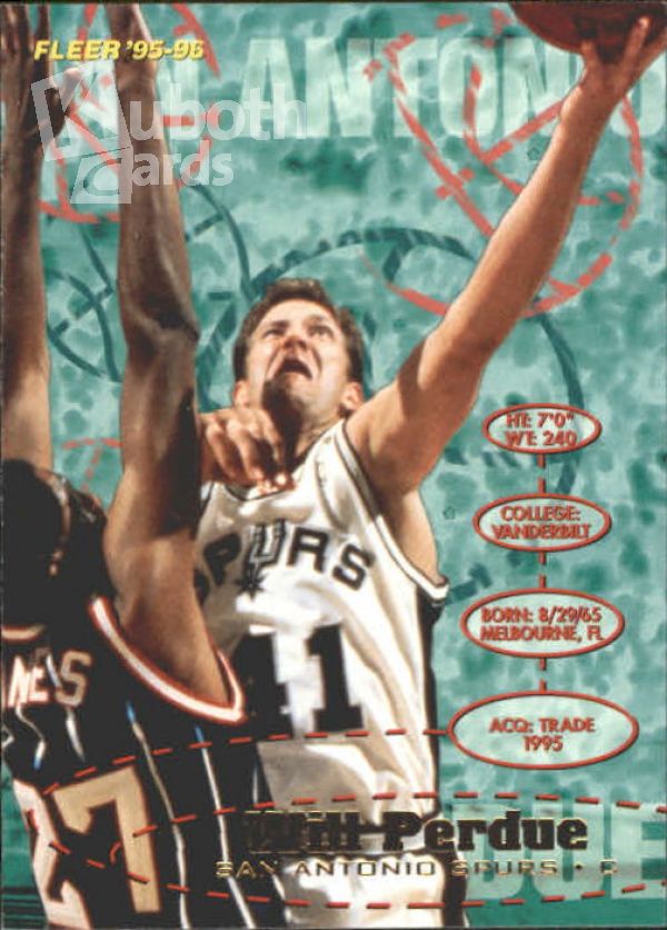 NBA 1995-96 Fleer - No 251 - Will Perdue