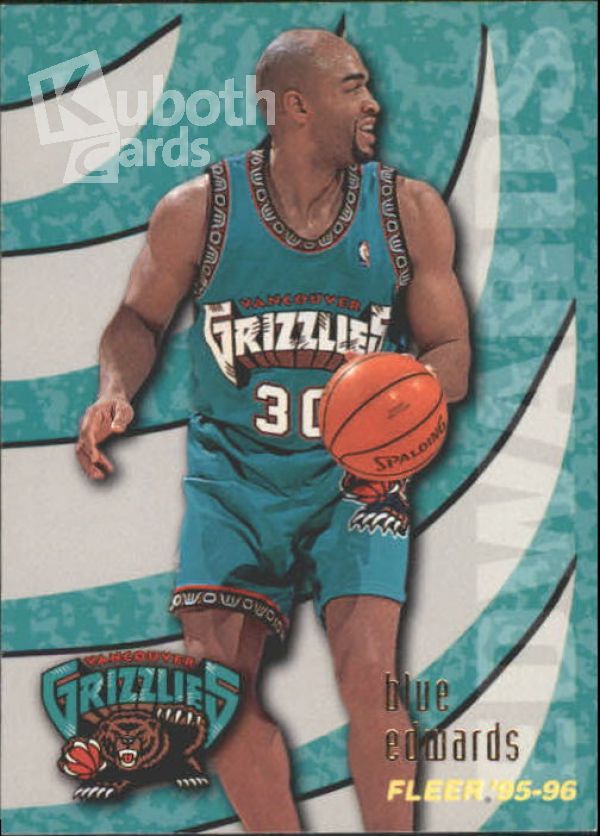 NBA 1995-96 Fleer - No 273 - Blue Edwards