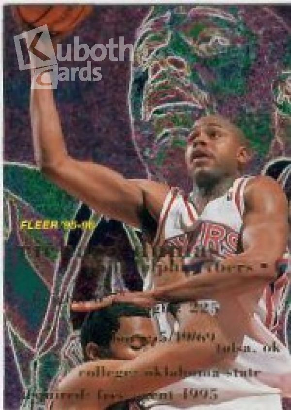 NBA 1995-96 Fleer European - No 312 - Richard Dumas