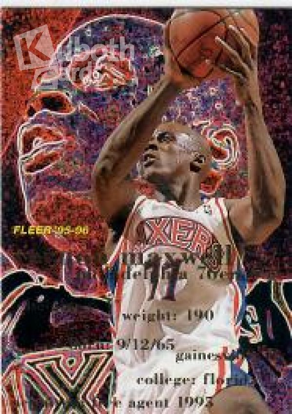 NBA 1995-96 Fleer European - No 314 - Vernon Maxwell