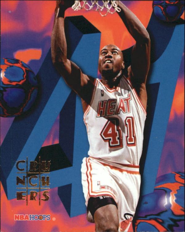 NBA 1995-96 Hoops Number Crunchers - No 20 of 25 - Glenn Rice 
