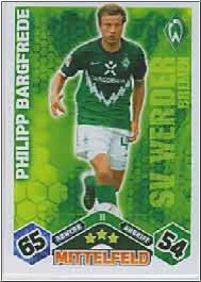Fussball 2010 / 11 Topps Match Attax - No 11 - Philipp Bargfrede