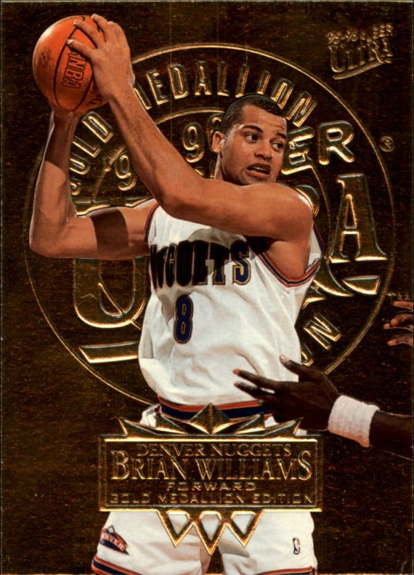 NBA 1995-96 Ultra Gold Medallion - No. 49 - Brian Williams