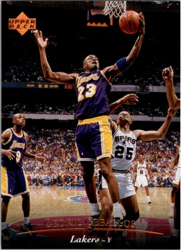 NBA 1995-96 Upper Deck - No. 26 - Cedric Ceballos