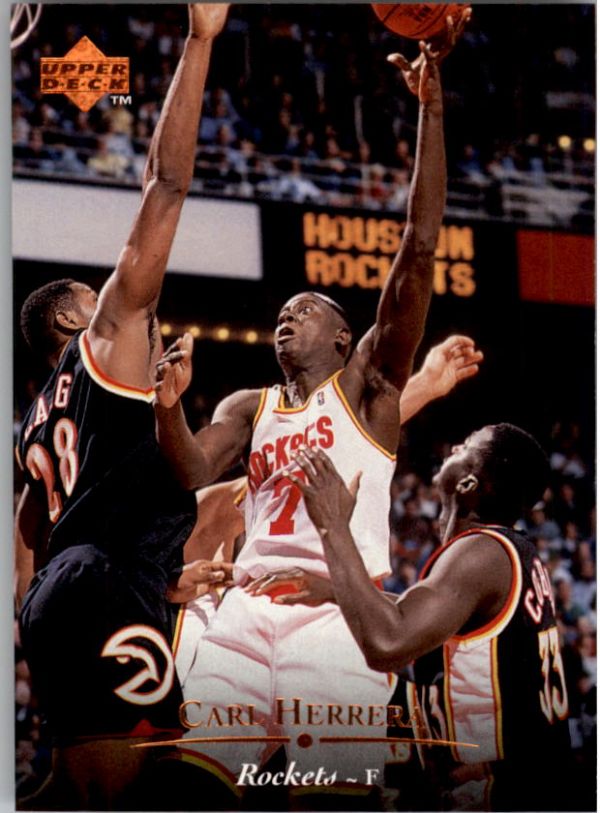 NBA 1995-96 Upper Deck - No. 34 - Carl Herrera