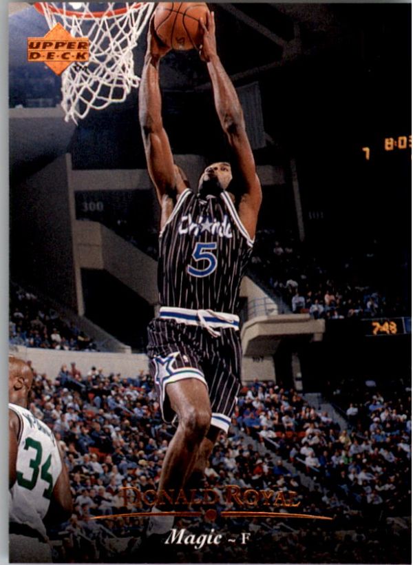 NBA 1995-96 Upper Deck - No. 37 - Donald Royal