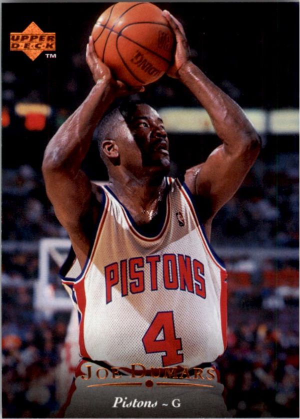 NBA 1995-96 Upper Deck - No. 38 - Joe Dumars