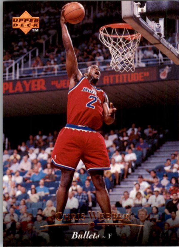 NBA 1995-96 Upper Deck - No. 53 - Chris Webber