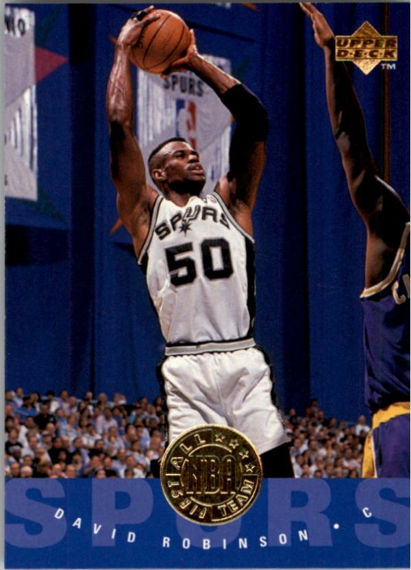 NBA 1995-96 Upper Deck - No. 168 - David Robinson