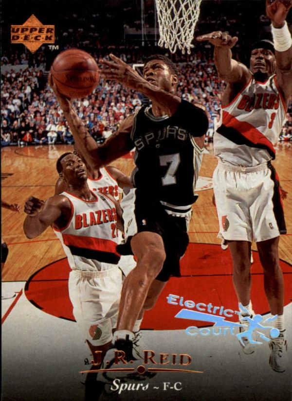 NBA 1995-96 Upper Deck Electric Court - No. 25 - JR Reid