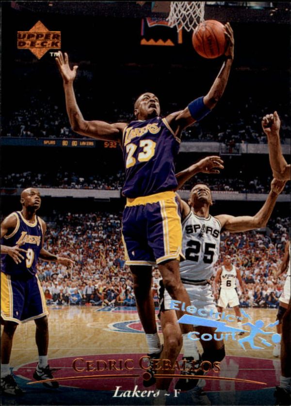 NBA 1995-96 Upper Deck Electric Court - No. 26 - Cedric Ceballos