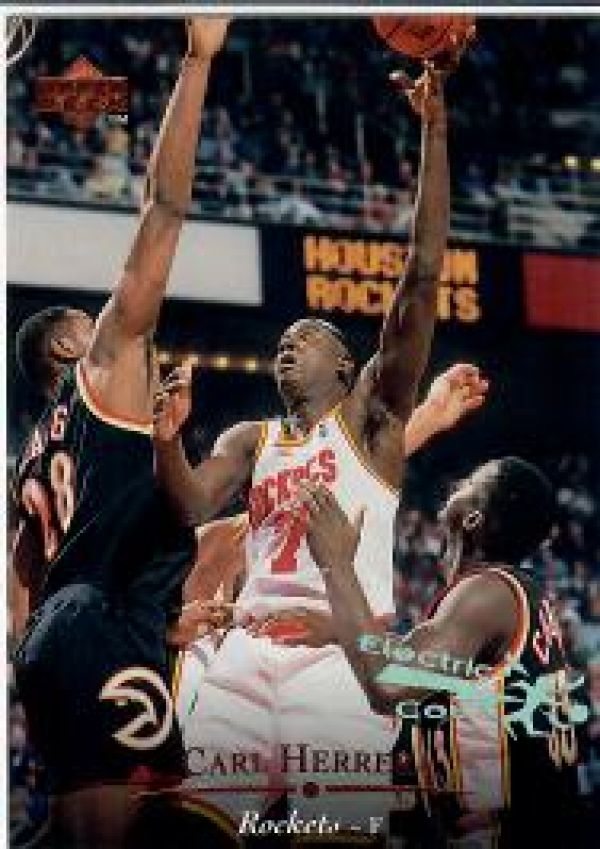 NBA 1995-96 Upper Deck Electric Court - No. 34 - Carl Herrera