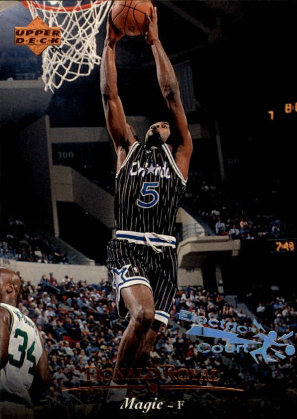 NBA 1995-96 Upper Deck Electric Court - No. 37 - Donald Royal