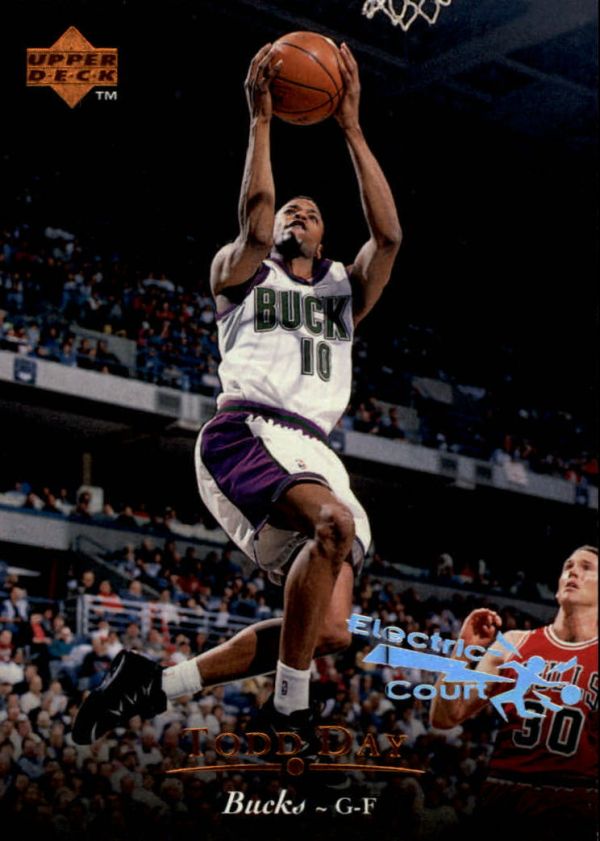 NBA 1995-96 Upper Deck Electric Court - No. 44 - Todd Day