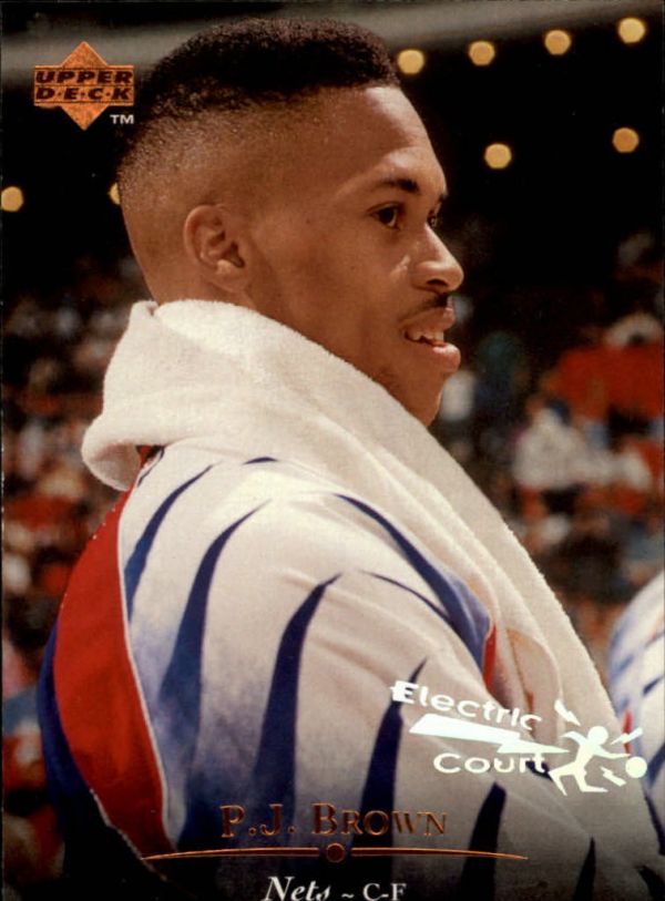 NBA 1995-96 Upper Deck Electric Court - No. 57 - PJ Brown