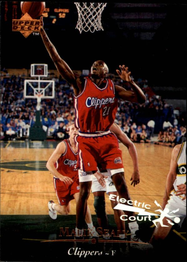 NBA 1995-96 Upper Deck Electric Court - No. 74 - Malik Sealy