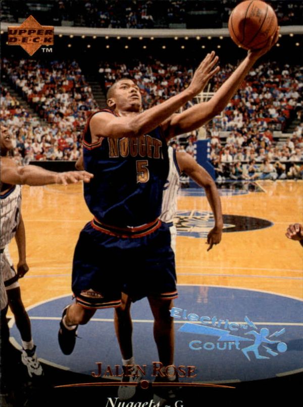 NBA 1995-96 Upper Deck Electric Court - No. 93 - Jalen Rose