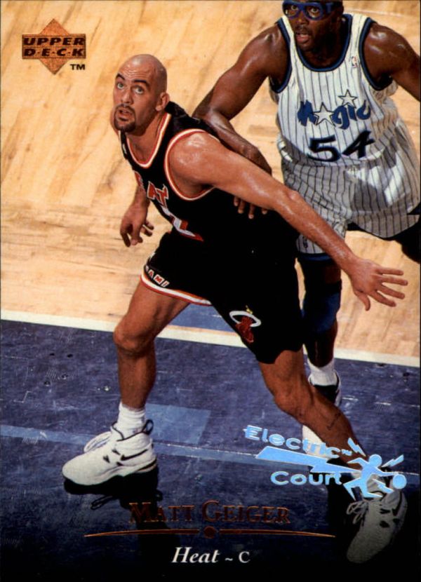 NBA 1995-96 Upper Deck Electric Court - No. 125 - Matt Geiger