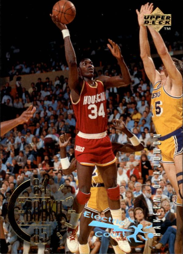 NBA 1995-96 Upper Deck Electric Court - No. 138 - Hakeem Olajuwon