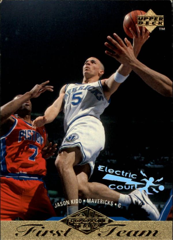 NBA 1995-96 Upper Deck Electric Court - No. 155 - Jason Kidd