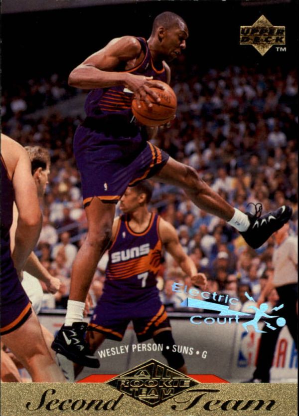 NBA 1995-96 Upper Deck Electric Court - No. 162 - Wesley Person