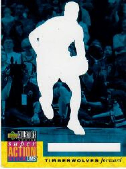 NBA 1996-97 Collector's Choice Stick Ums 2 Base Card - No B16 - Tom Gugliotta