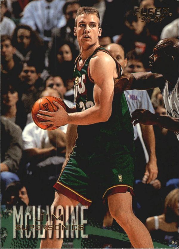 NBA 1996-97 Fleer European - No 282 - Jim McIlvaine