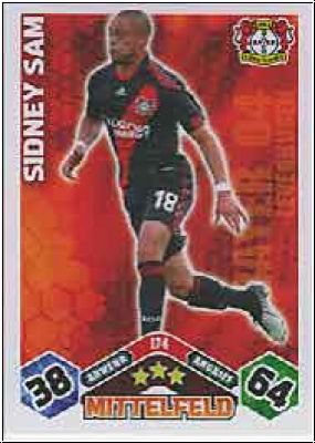 Fussball 2010 / 11 Topps Match Attax - No 174 - Sidney Sam