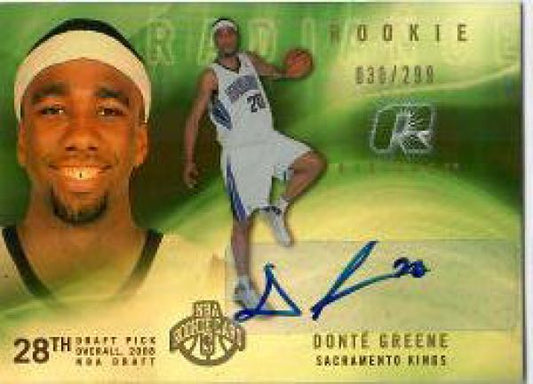 NBA 2008-09 Upper Deck Radiance - No 98 - Donte Greene